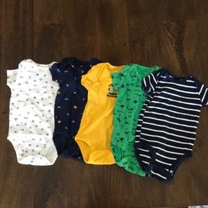 (5) Carter Nautical Onesies
